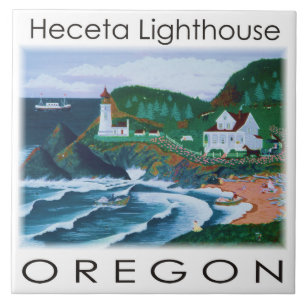 Heceta Lighthouse Tile