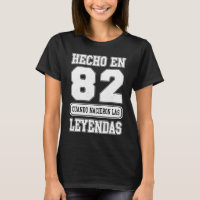 Hecho En 1982 Spanish Cumpleaños 41st Birthday Esp