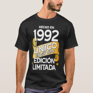 Hecho en 1992 Unico En Su Tipo Regalo cumpleaños 3 T-Shirt