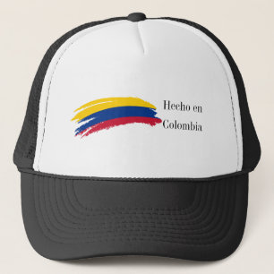 Hecho en Colombia Flag Trucker Hat