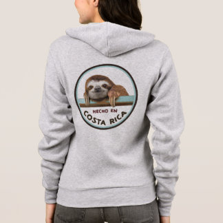 Hecho en Costa Rica Sloth sweat - shirt à capuche