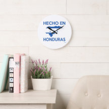 Hecho en Honduras Reloj de Pared