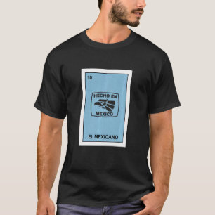 Hecho En Mexico  Aztec Eagle El Mexicano Lottery T-Shirt