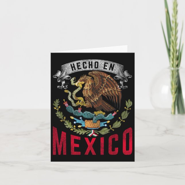 Hecho En Mexico  Card (Front)