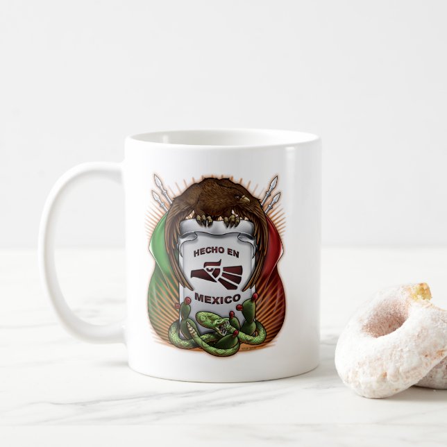 Hecho en Mexico Coffee Mug (With Donut)