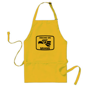 Hecho en Miami personalizado custom personalized Standard Apron