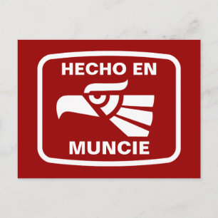 Hecho en Muncie personalizado custom personalized Postcard