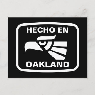 Hecho en Oakland personalizado custom personalized Postcard
