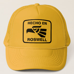 Hecho en Roswell personalizado custom personalized Trucker Hat