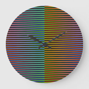 HECHO EN VENEZUELA 🇻🇪 Inspirado en Cruz-Diez Large Clock