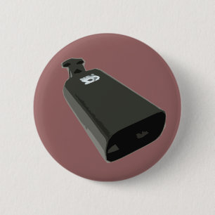 Heck Yes, I Play The Cowbell! 2 Inch Round Button