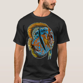 Heckel Discus Cichlid Aquarium Fish Keeping Aquari T-Shirt