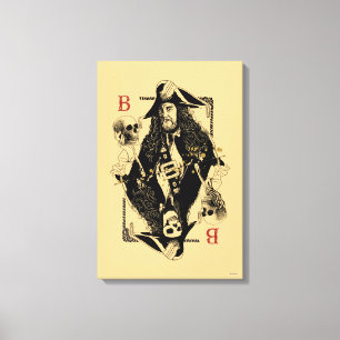 Hector Barbossa - Ruler Of The Seas Canvas Print