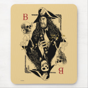 Hector Barbossa - Ruler Of The Seas Mouse Pad
