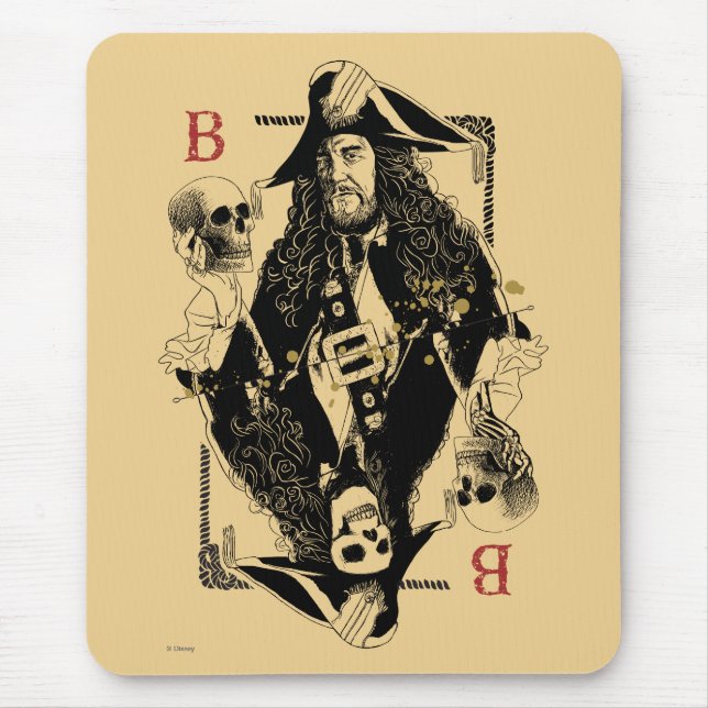 Hector Barbossa - Ruler Of The Seas Mouse Pad (Front)