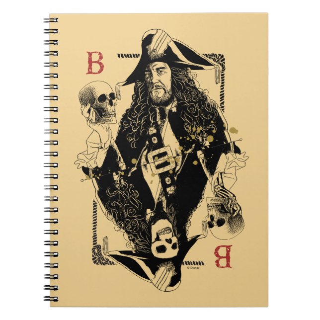 Hector Barbossa - Ruler Of The Seas Notebook (Front)