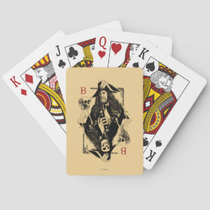 Hector Barbossa - Ruler Of The Seas Playing Cards