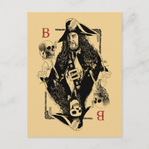 Hector Barbossa - Ruler Of The Seas Postcard