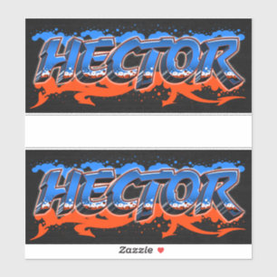 Hector Vorname Name Graffiti Aufkleber Sticker