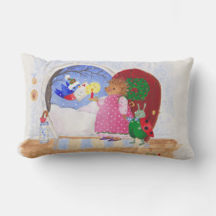 Heddy and beetle Christmas pillow
