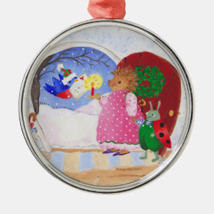 Heddy and Ben in frame Metal Ornament