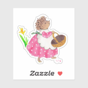 Heddy Hedgehog Sticker