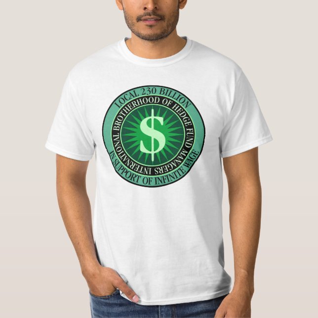 Hedge Fund Managers Union T-Shirt (Front)