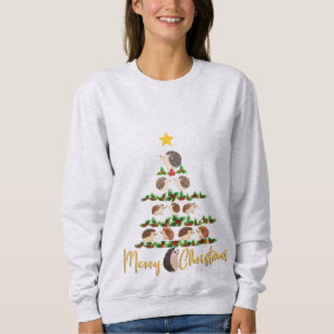 Hedge Hog Christmas Tree T-Shirt Sweatshirt
