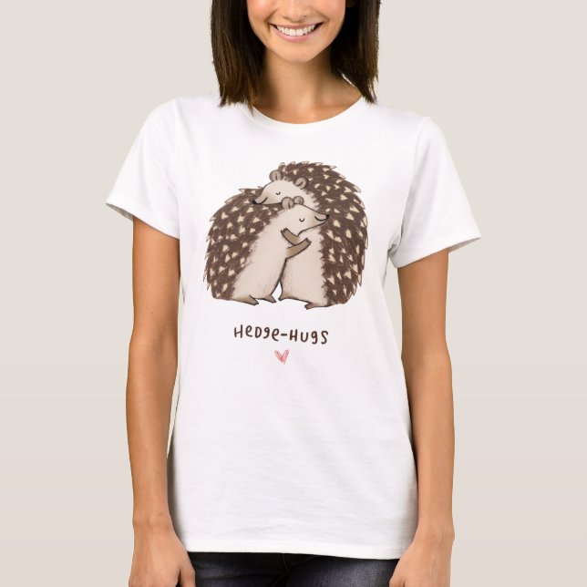 Hedge-hugs Fitted Scoop T-Shirt (Front)