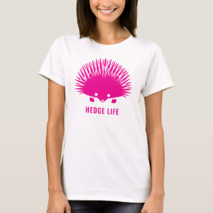 Hedge Life Hedgehog Mom Custom Color and Text T-Shirt