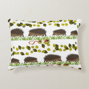 hedgehog accent pillow