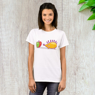 Hedgehog And An Apple T-Shirt