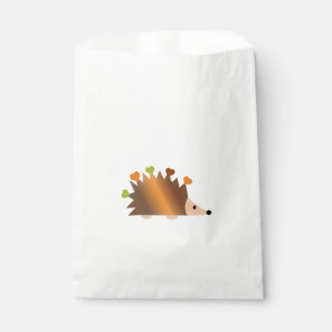 Hedgehog and Hearts Favour Bag