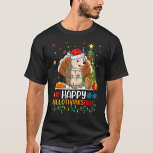 Hedgehog Animal   Happy Hedgehog Hellothanksmas T-Shirt