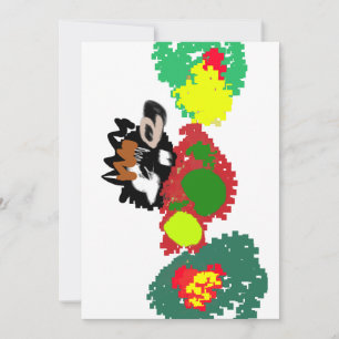 Hedgehog autumn wild invitation