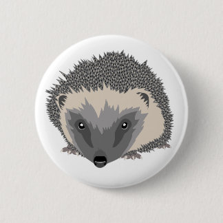 Hedgehog Badge 2 Inch Round Button