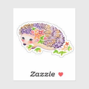 Hedgehog- Custom-Cut Vinyl Sticker