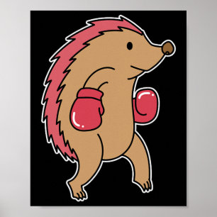 Hedgehog Does Boxing  Poster
