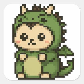 hedgehog dragon sticker sheet