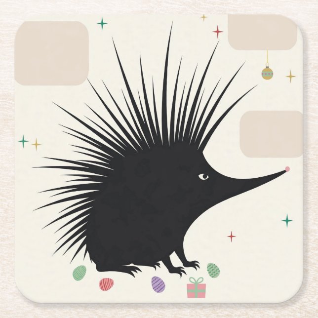 Hedgehog Easter Coaster (Front)