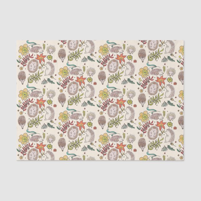 Hedgehog Field Tissue Paper (Front)