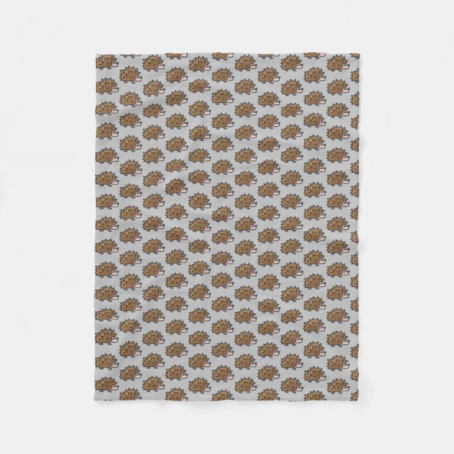 hedgehog fleece blanket (Front)