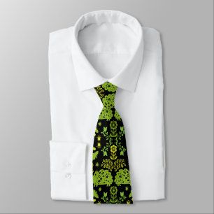 Hedgehog Folk Art Tie