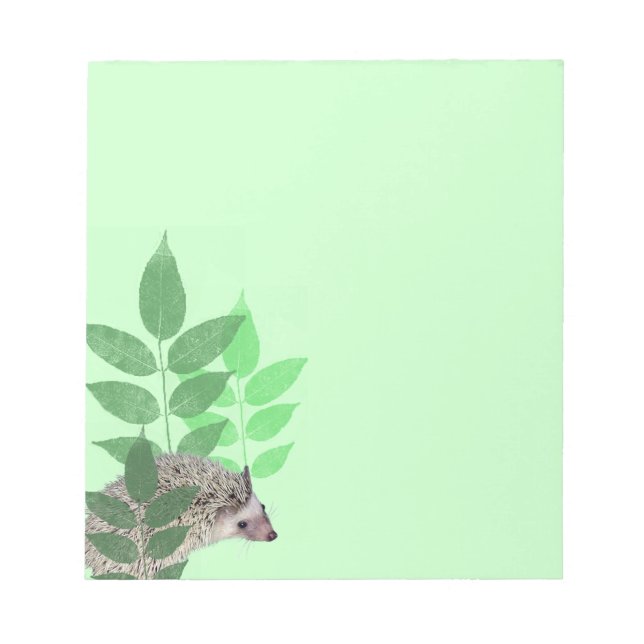 Hedgehog Garden Notepad (Front)