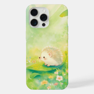 Hedgehog Haven in a Dreamy Garden iPhone 15 Pro Max Case