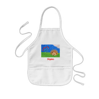 Hedgehog Hearts! Kids Apron