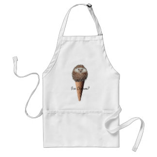 Hedgehog Ice Cream Standard Apron