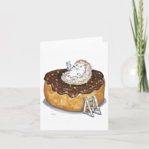 Hedgehog Indulgence Card