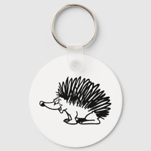hedgehog keychain
