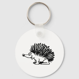hedgehog keychain